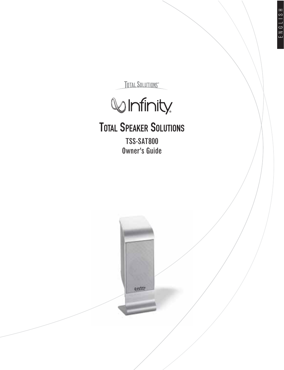 Infinity TOTAL SOLUTIONS TSS-SAT800 User Manual | 8 pages