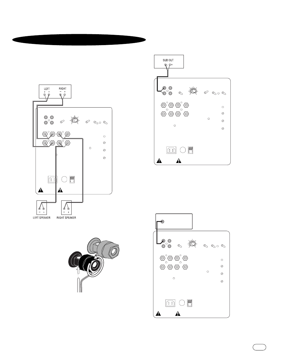 Onnections, Interlude il100, Il120 | If you have a dolby* digital or dts | Infinity IL100s User Manual | Page 7 / 12