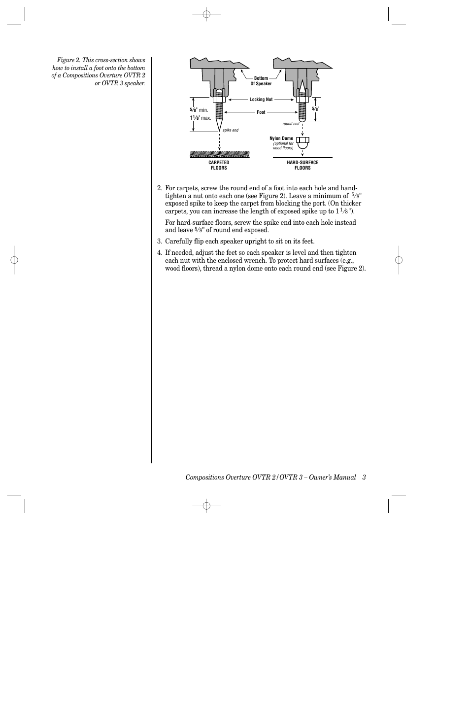 Infinity 3-Way Full Rang Floorstanding Speakers OVTR 2 User Manual | Page 5 / 15