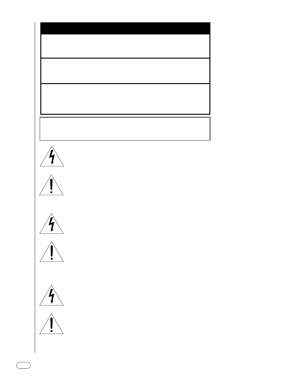 Risk of electric shock do not open | Infinity Intermezzo 3.5c User Manual | Page 2 / 12
