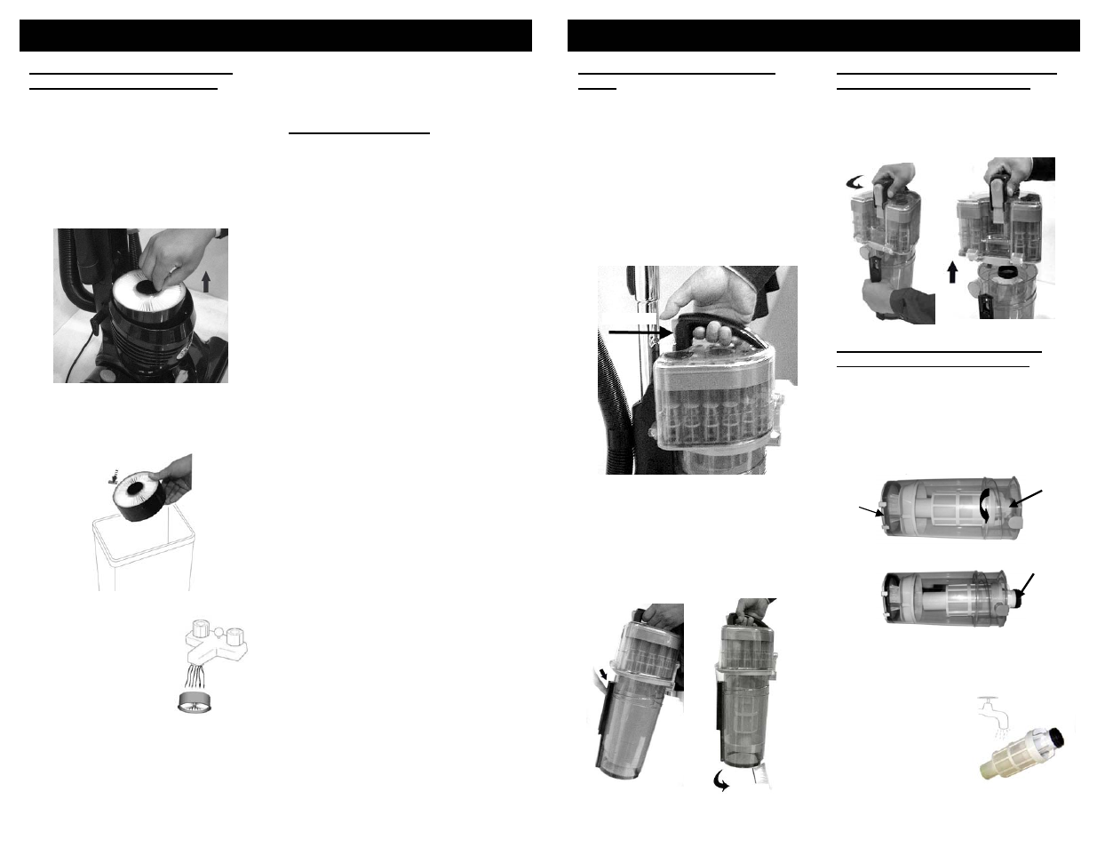Instrucciones de mantenimiento | Infinity NV30 User Manual | Page 23 / 24
