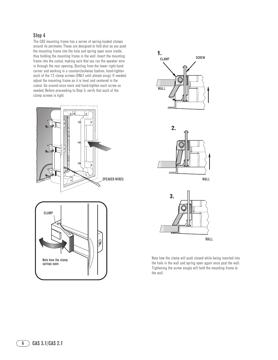 Infinity CAS 2.1 User Manual | Page 6 / 12