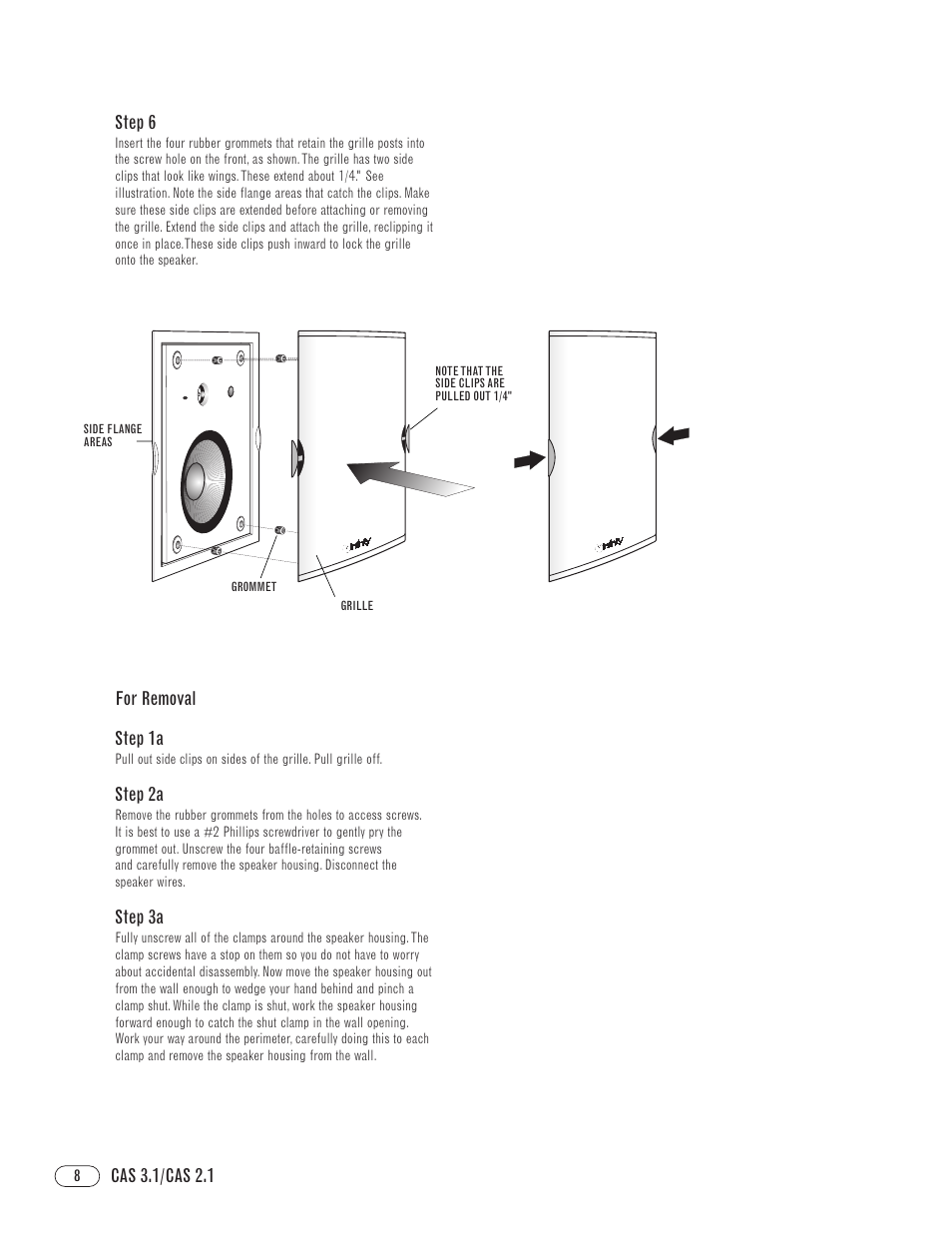 Infinity CAS 2.1 User Manual | Page 8 / 12