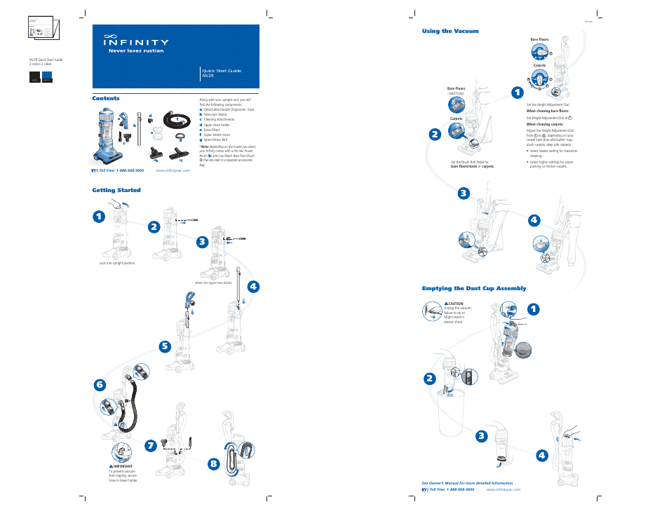 Infinity NV29 User Manual | Page 2 / 2