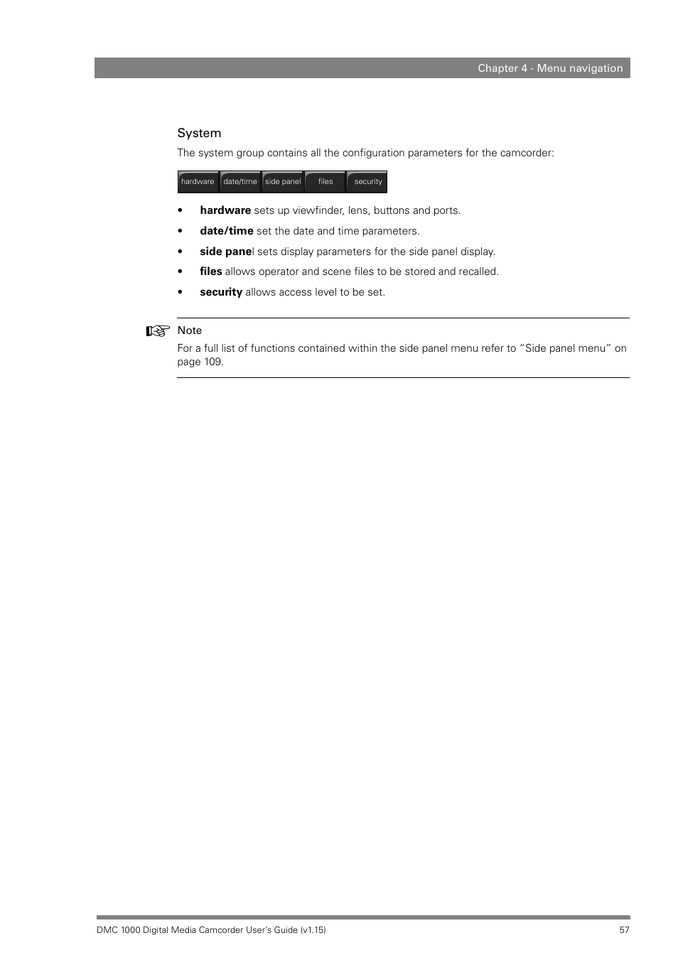 Infinity DMC 1000 User Manual | Page 57 / 150