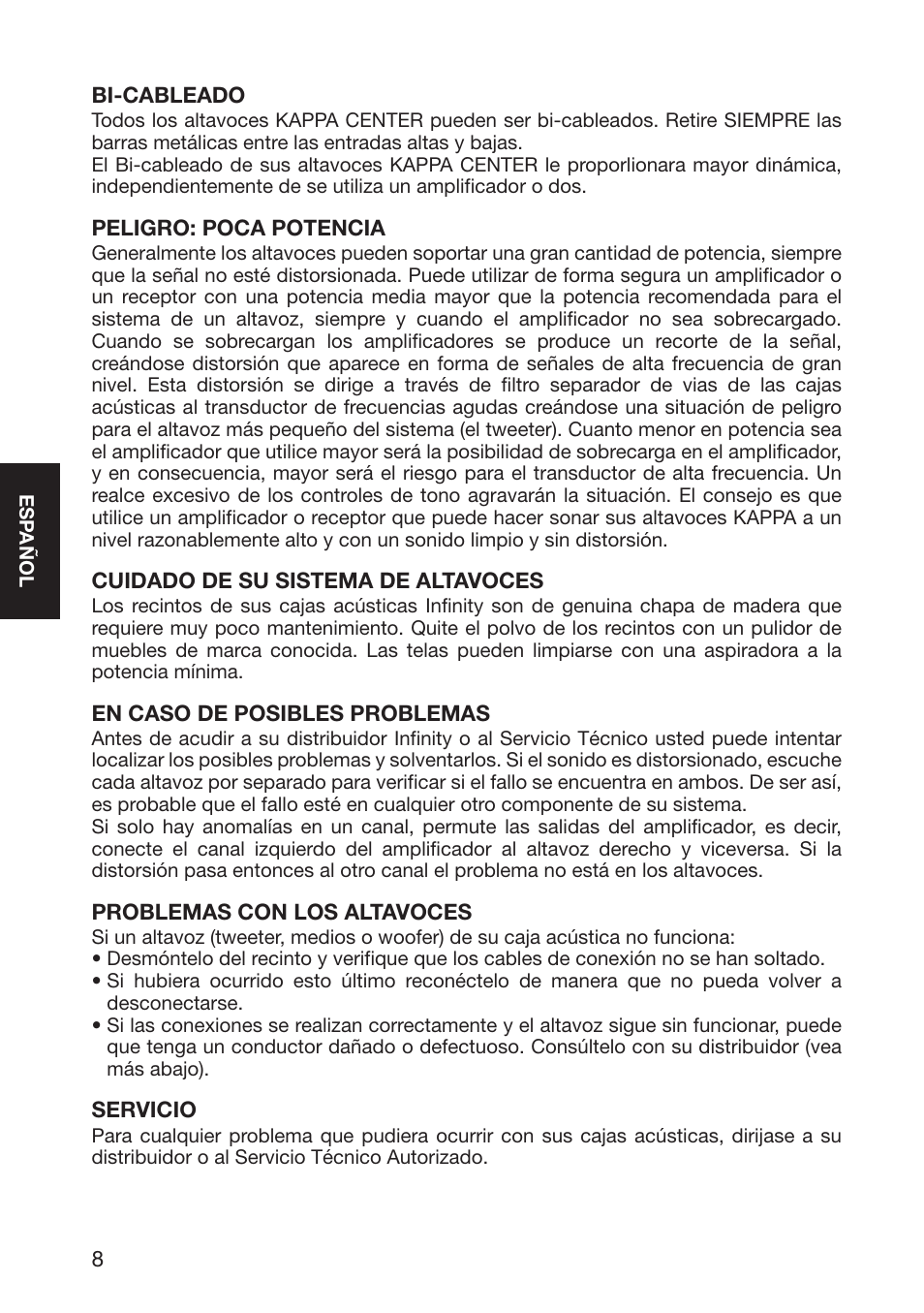 Infinity Kappa 10926 User Manual | Page 10 / 22