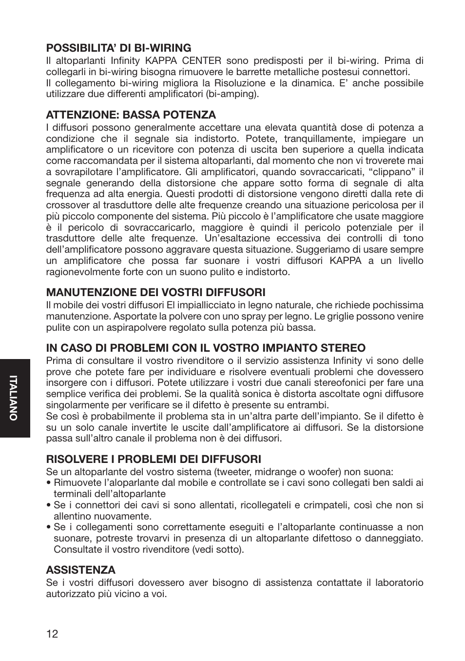 Infinity Kappa 10926 User Manual | Page 14 / 22