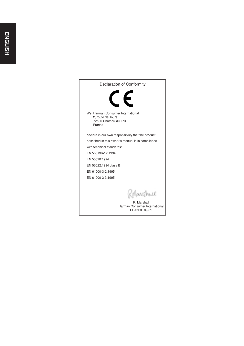 English | Infinity Kappa 10926 User Manual | Page 2 / 22