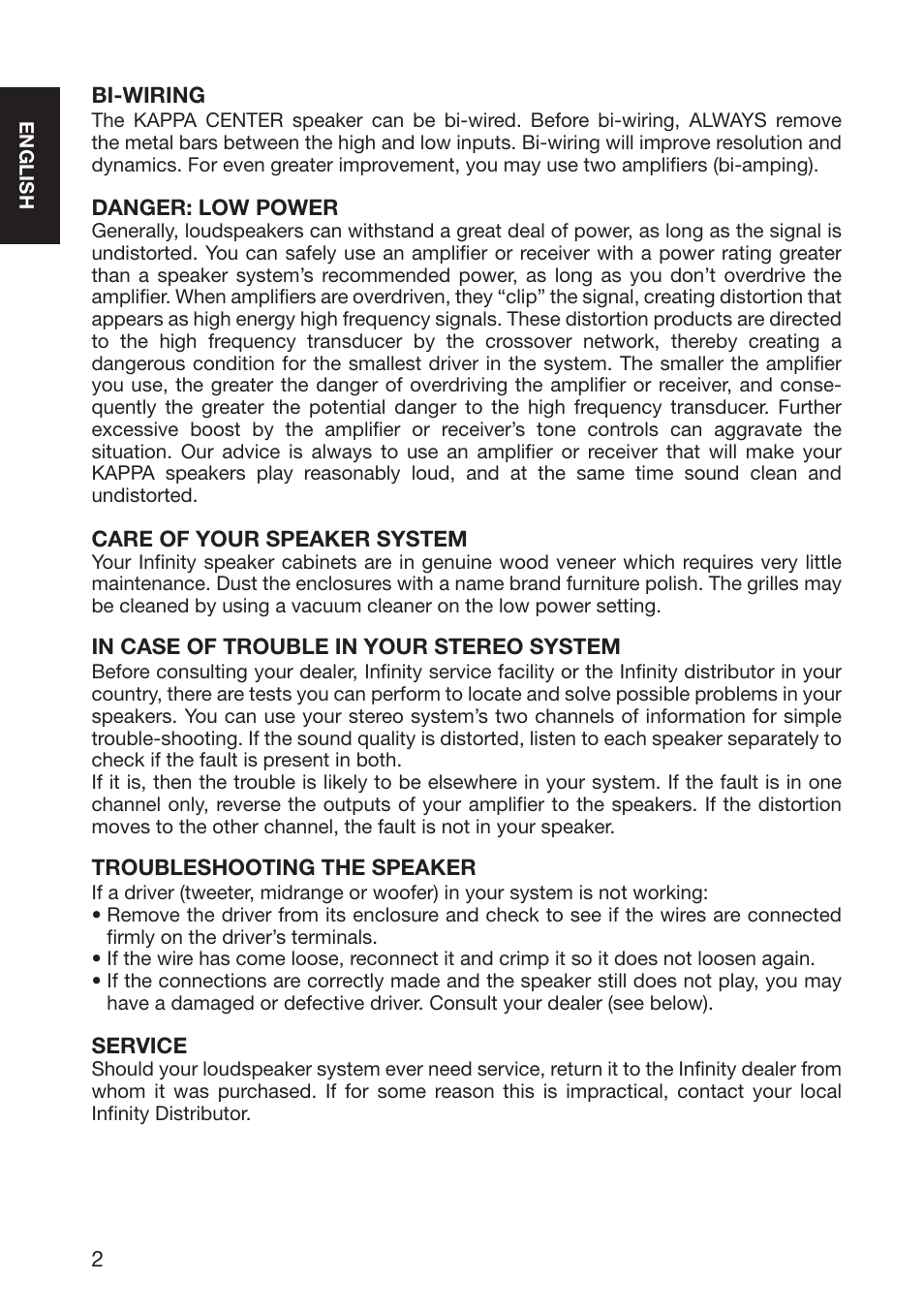 Infinity Kappa 10926 User Manual | Page 4 / 22