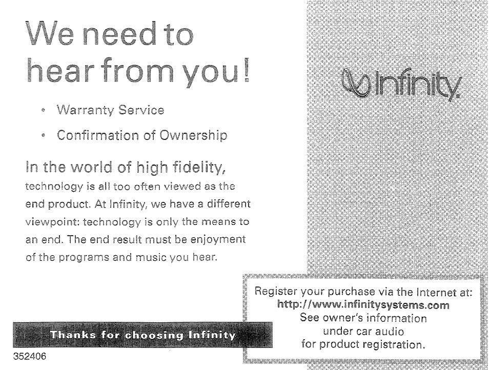 Infinity Kappa 10.5t User Manual | Page 7 / 8