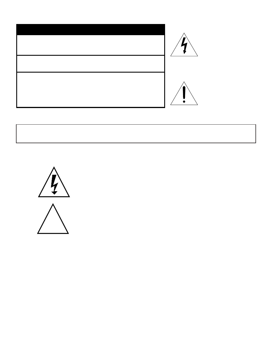 Risk of electric shock do not open | Infinity BU-1 User Manual | Page 2 / 16