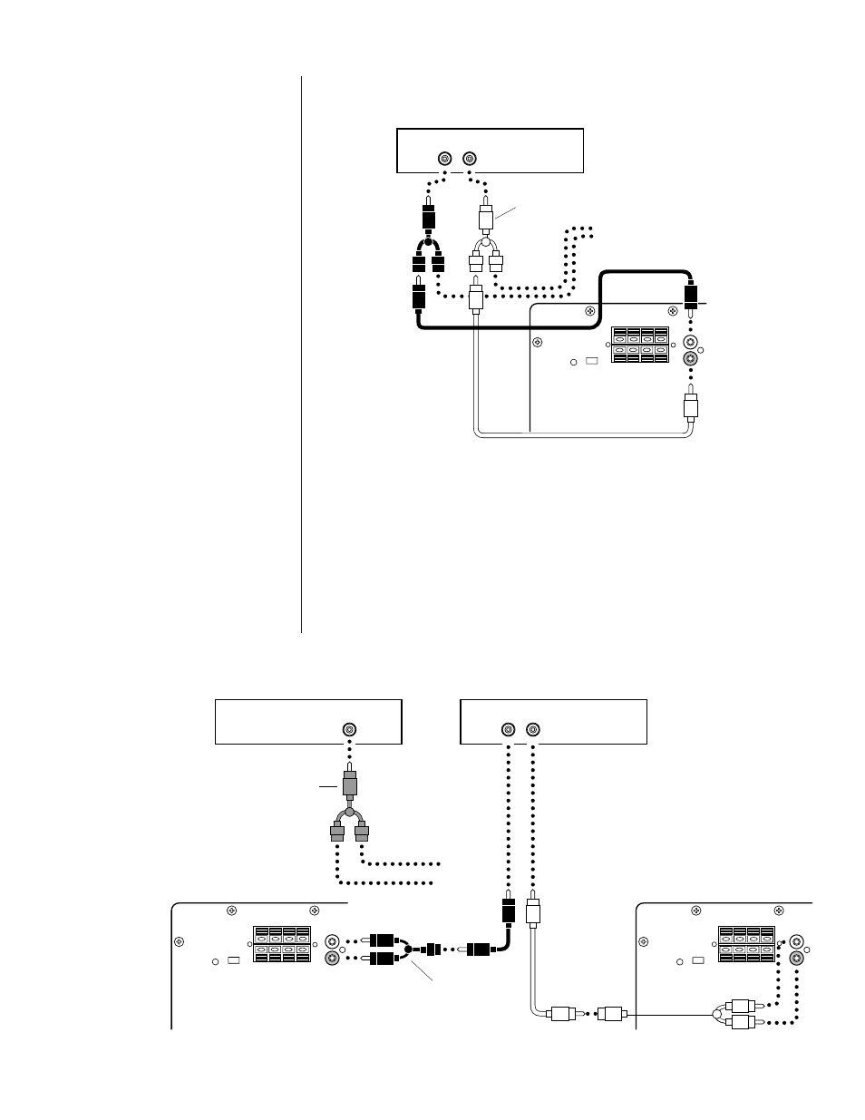 Onnecting, Ubwoofer, Cont | Powered subwoofer bu-1 – owner’s manual, Left right, Sub out | Infinity BU-1 User Manual | Page 9 / 16