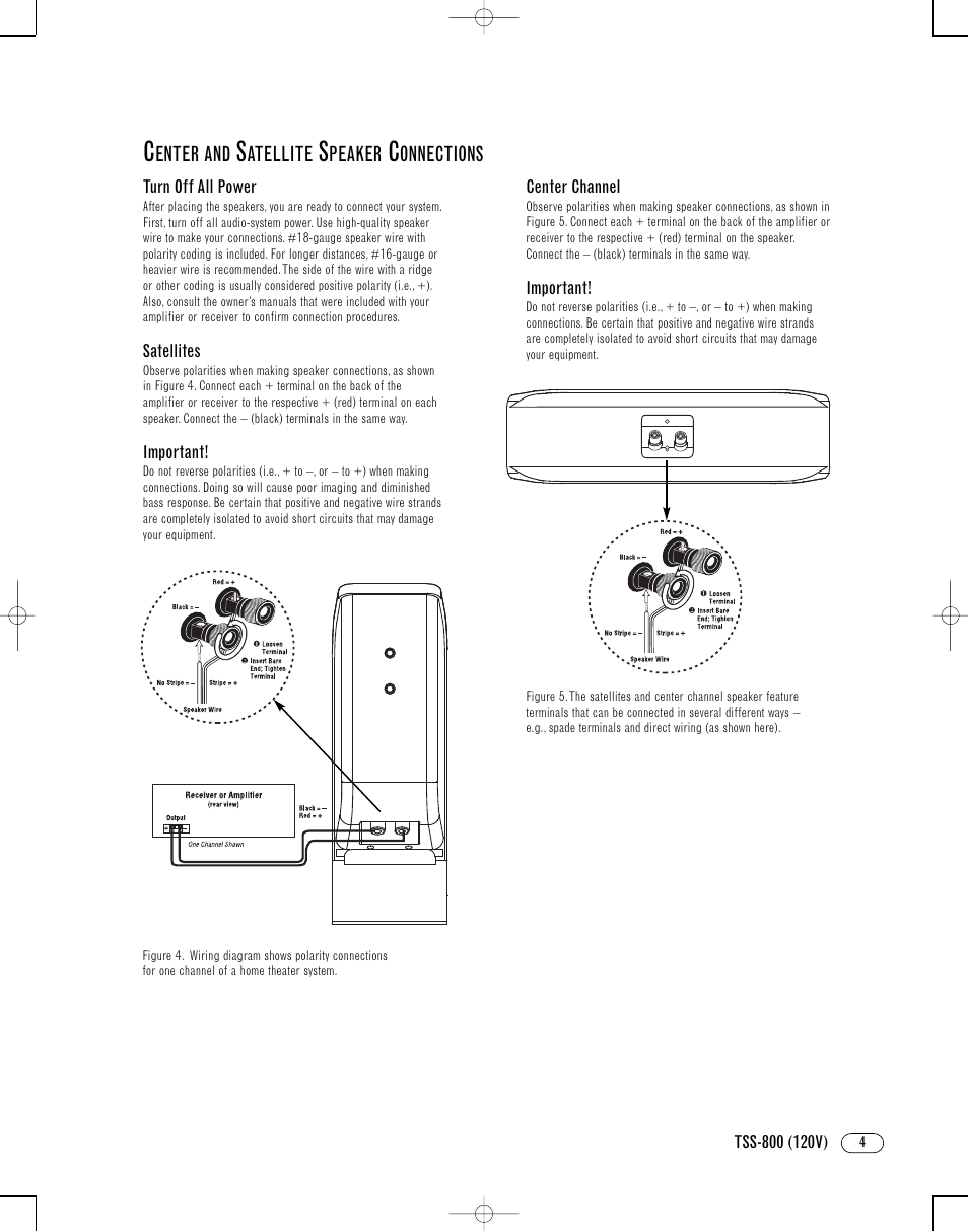 Infinity TSS-800 User Manual | Page 7 / 12