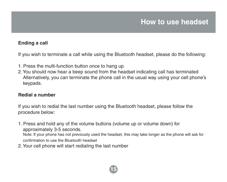 How to use headset | IOGear GBE211 User Manual | Page 13 / 54