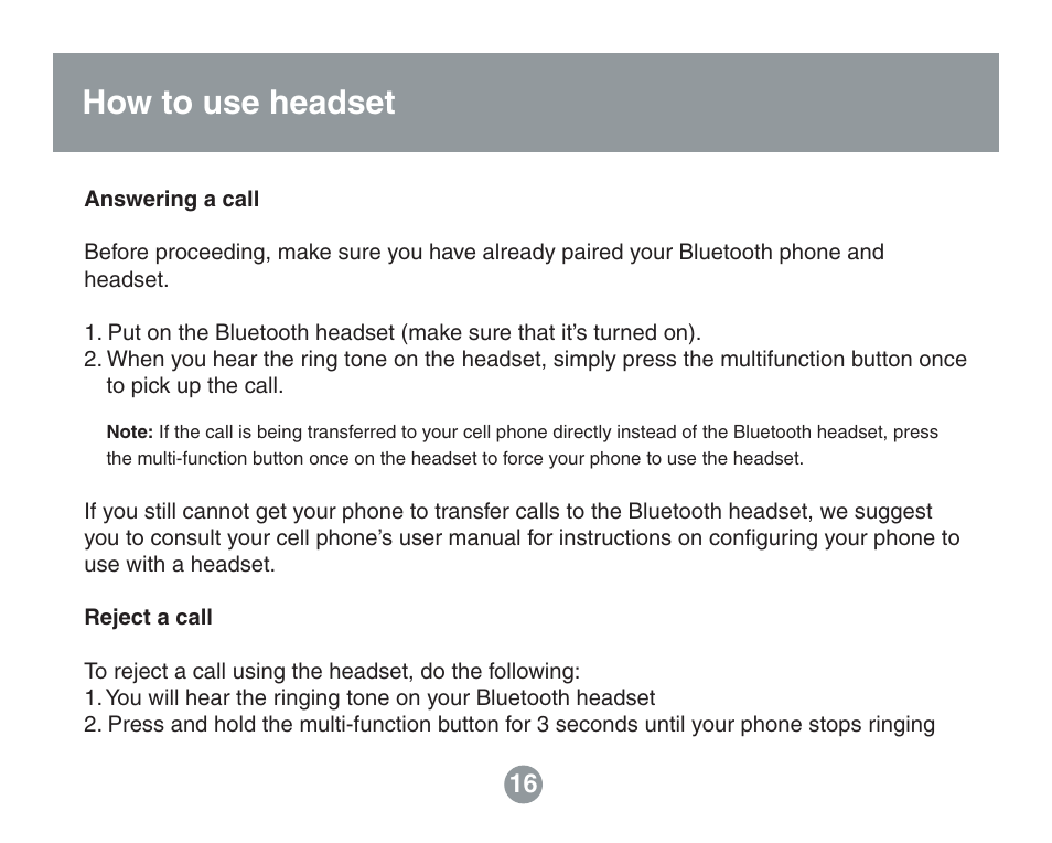 How to use headset | IOGear GBE211 User Manual | Page 14 / 54