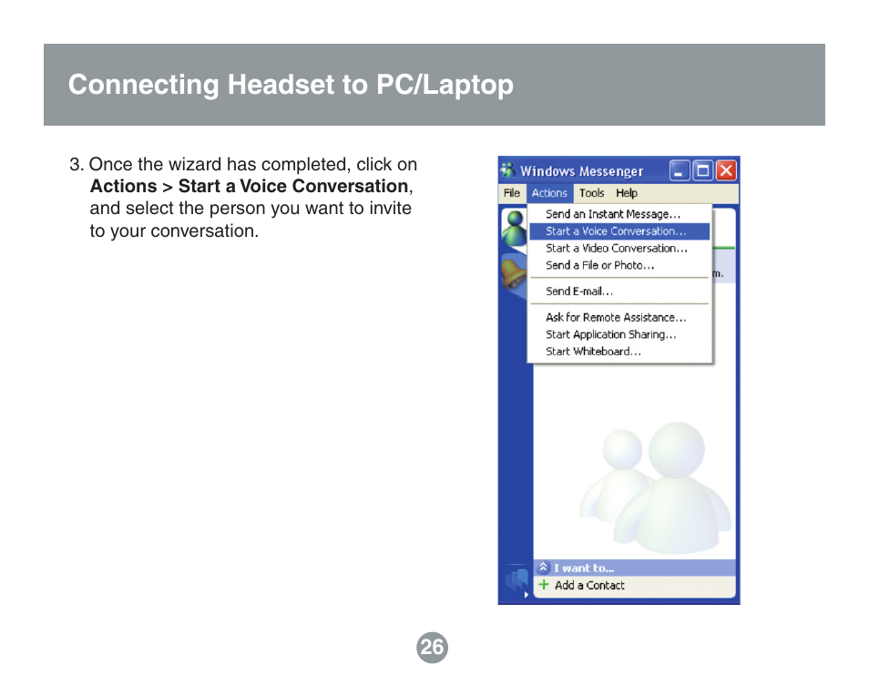 Connecting headset to pc/laptop | IOGear GBE211 User Manual | Page 24 / 54