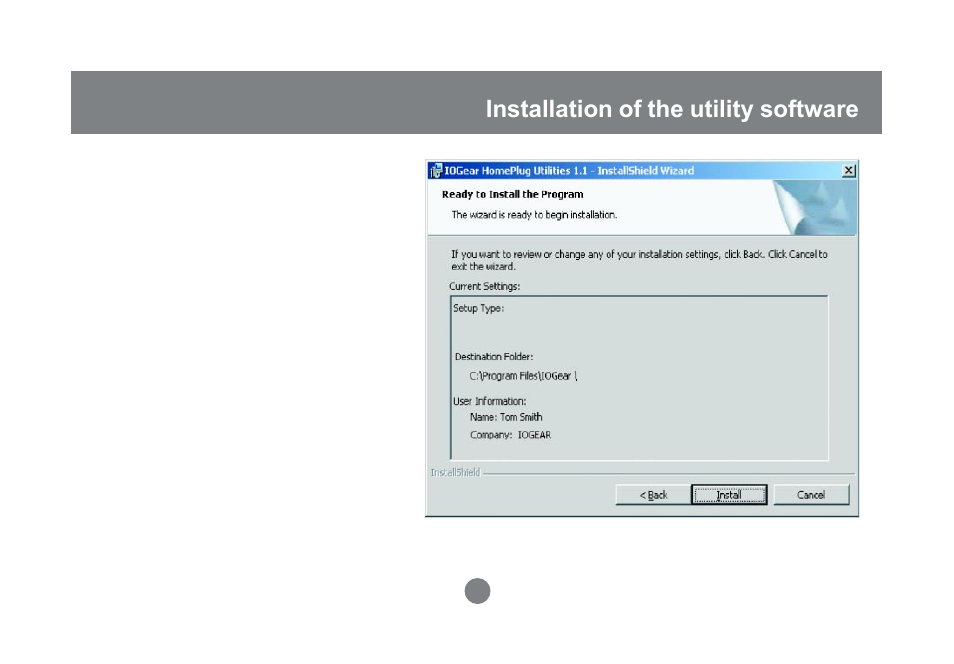 Installation of the utility software | IOGear GHPB31 User Manual | Page 17 / 76