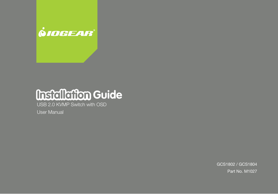 IOGear GCS1802 User Manual | 56 pages
