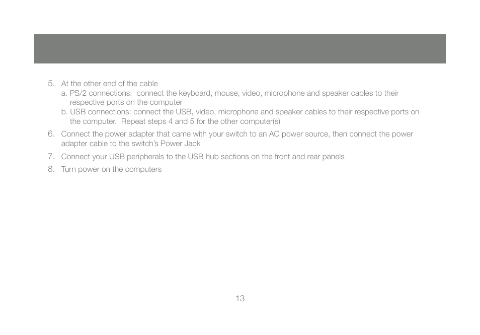 IOGear GCS1802 User Manual | Page 13 / 56