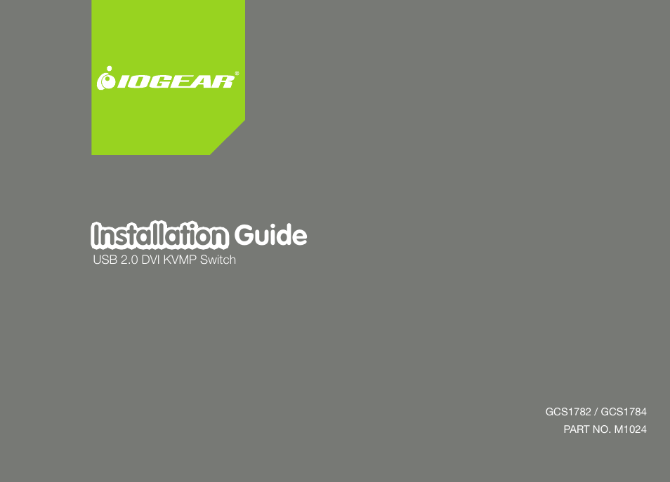 IOGear GCS1784 User Manual | 44 pages