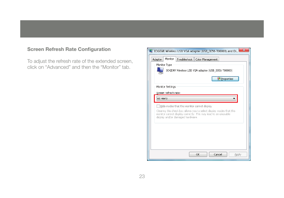 IOGear GUW2015V User Manual | Page 23 / 32