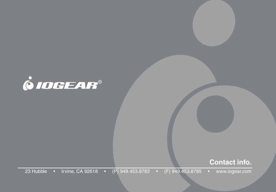 Contact info | IOGear GBU321 User Manual | Page 43 / 43