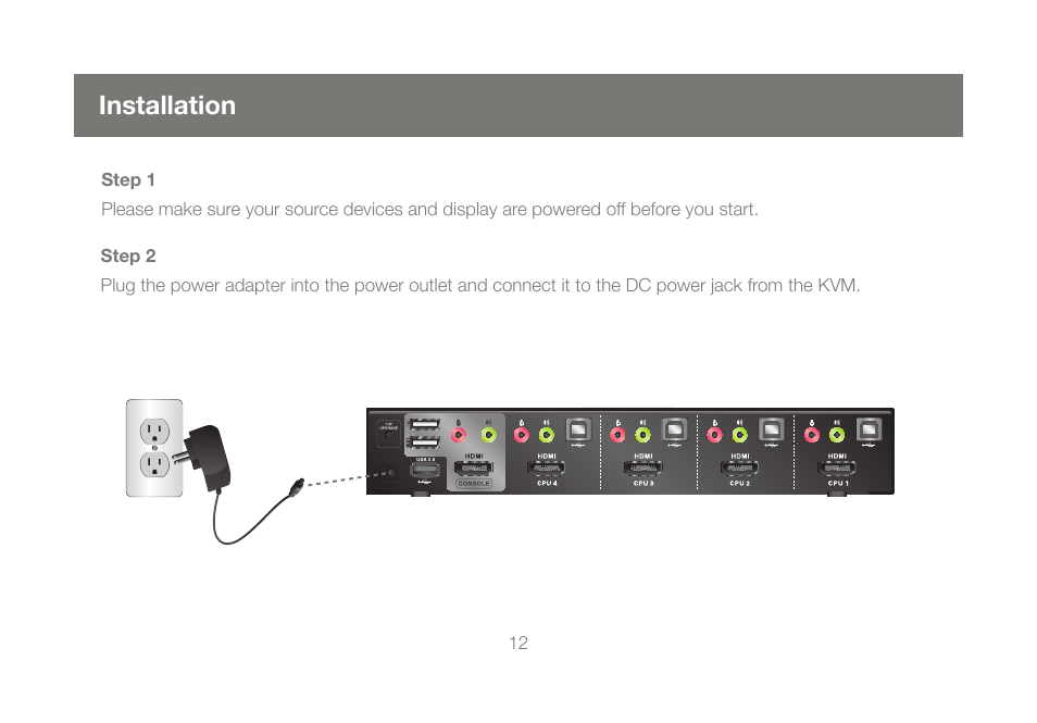 Installation | IOGear M1086 User Manual | Page 12 / 40