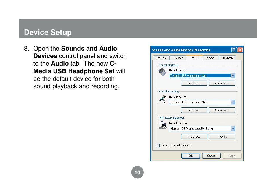 Device setup | IOGear GMESKYP1 User Manual | Page 10 / 20