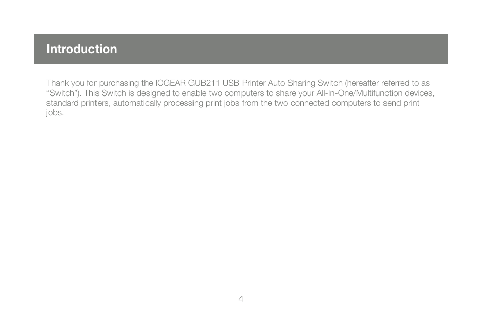 Introduction | IOGear M1327 User Manual | Page 4 / 30