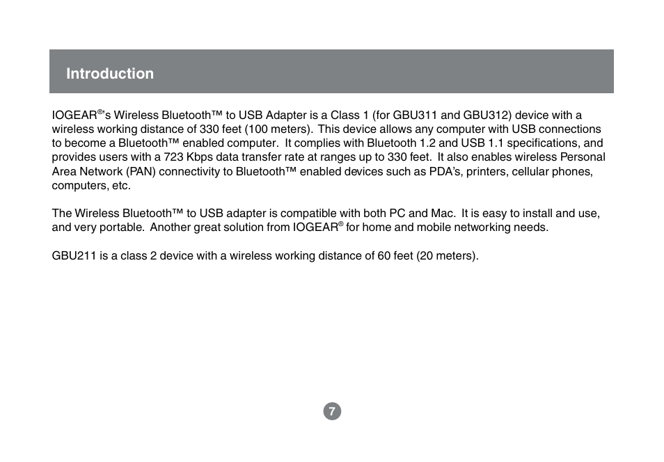 Introduction | IOGear GBU211 User Manual | Page 10 / 60