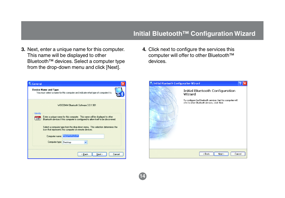 Initial bluetooth™ configuration wizard | IOGear GBU211 User Manual | Page 17 / 60