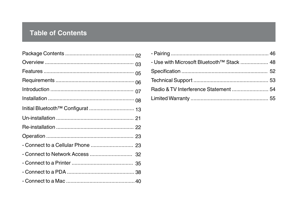 IOGear GBU211 User Manual | Page 4 / 60