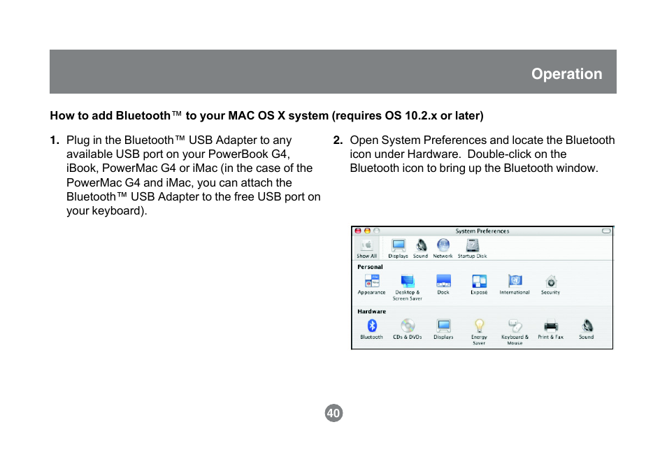 Operation | IOGear GBU211 User Manual | Page 43 / 60