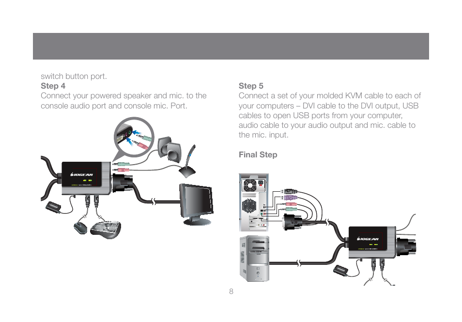 IOGear GCS932UB User Manual | Page 8 / 32