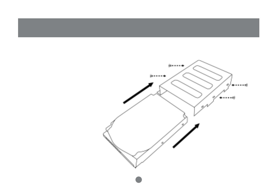 Installation of hard drive step. 7 | IOGear GHE135U User Manual | Page 16 / 36