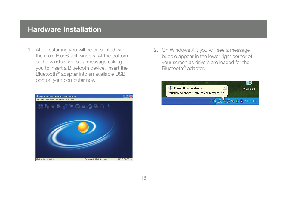Hardware installation | IOGear GBU241W6 User Manual | Page 16 / 68