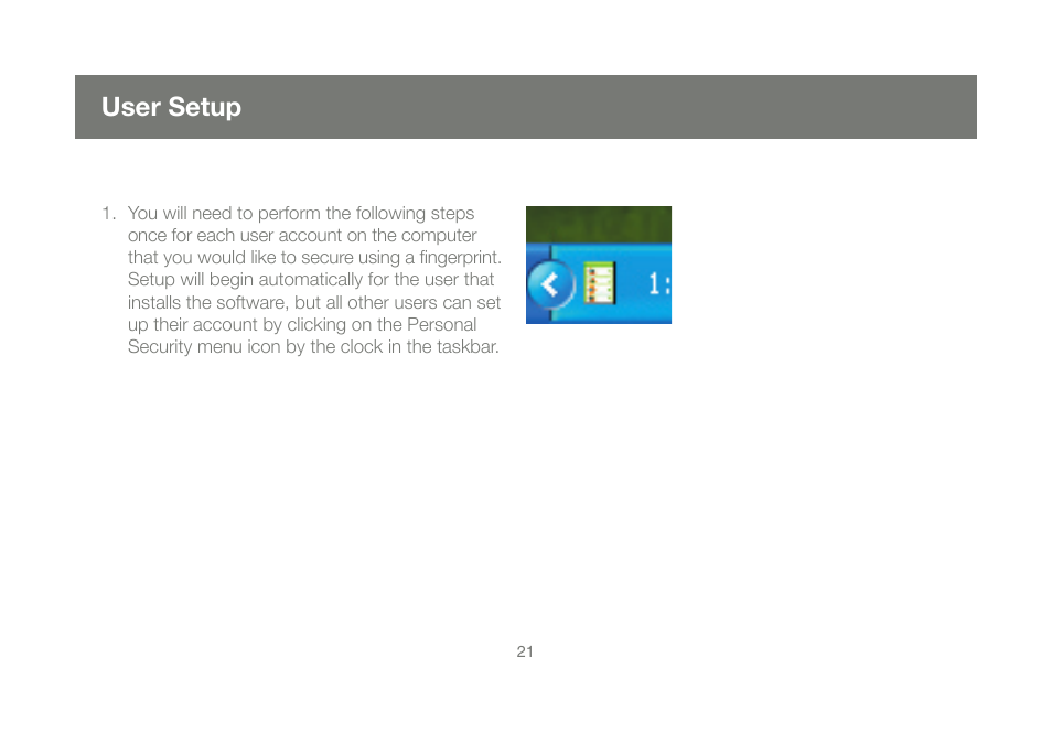 User setup | IOGear GMEFP1W6 User Manual | Page 21 / 64