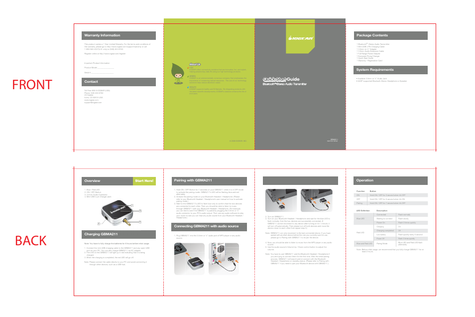 IOGear Q1042 User Manual | 1 page