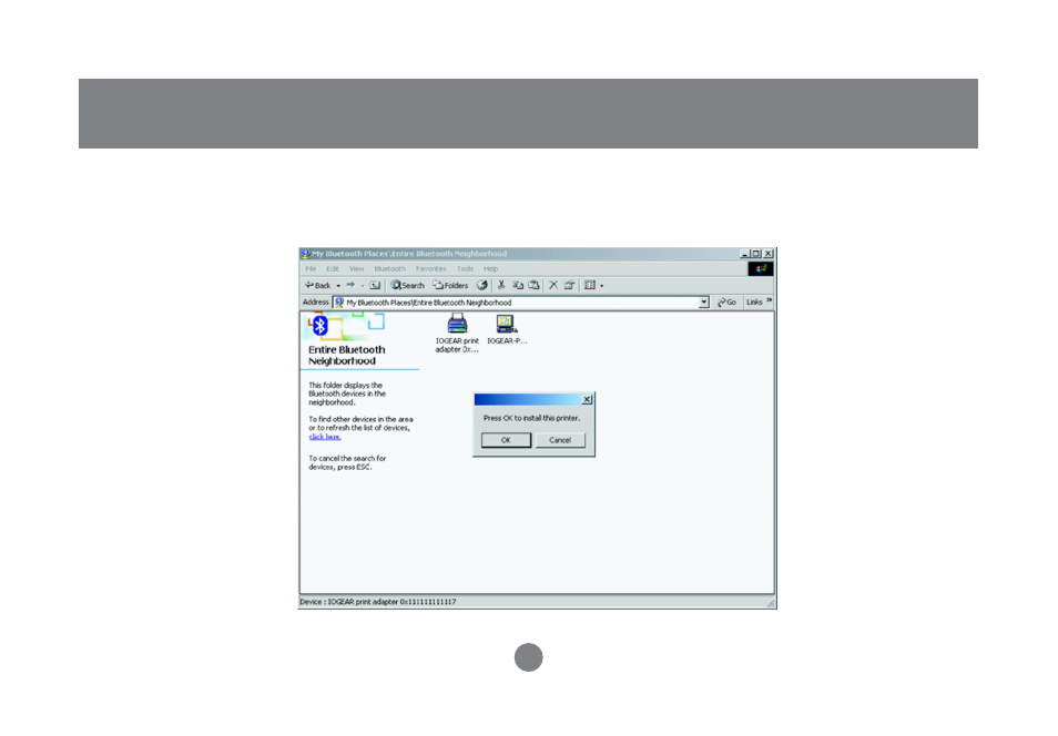 Installation | IOGear Bluetooth USB Print Adapter GBP201 User Manual | Page 13 / 26