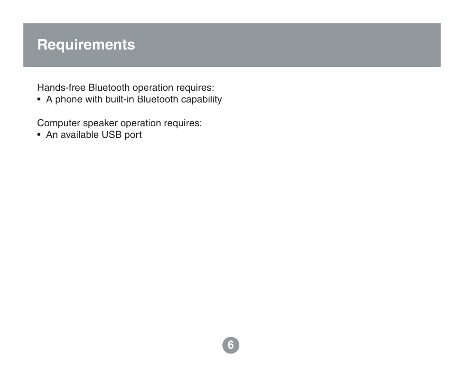 Requirements introduction | IOGear GBHFK201W6 User Manual | Page 6 / 38