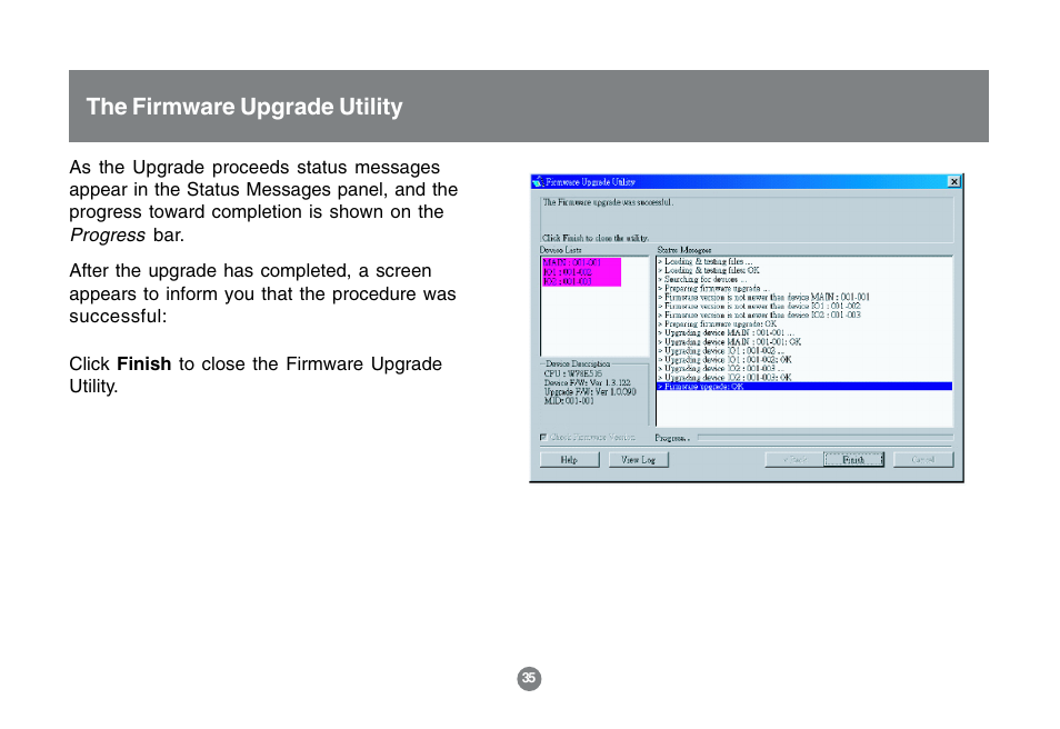 The firmware upgrade utility | IOGear GCS1762 User Manual | Page 37 / 45