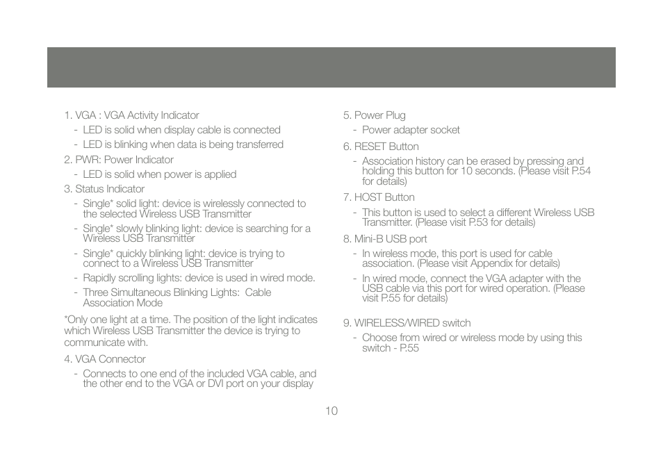 IOGear GUWAVKIT User Manual | Page 10 / 80