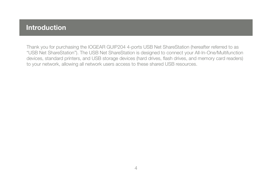 Introduction | IOGear M1057 User Manual | Page 4 / 56