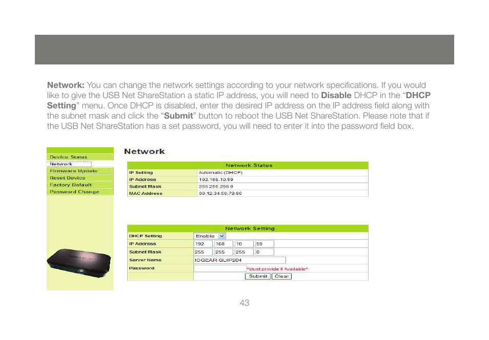 IOGear M1057 User Manual | Page 43 / 56
