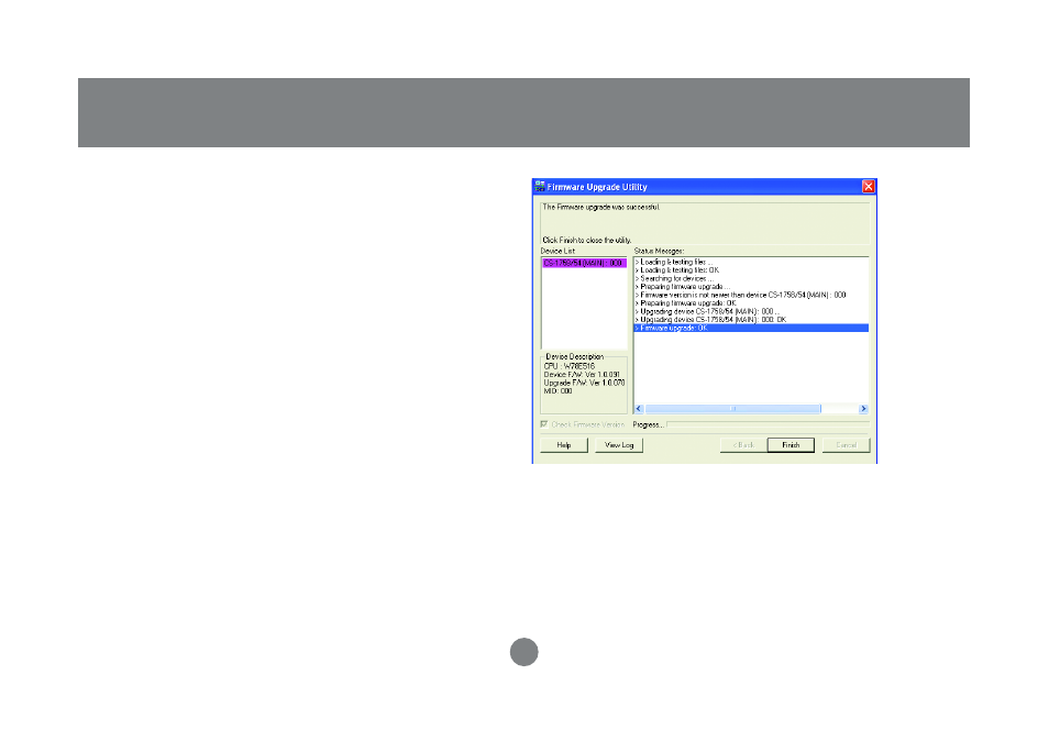 Firmware upgrade utility | IOGear GCS1758 User Manual | Page 45 / 54
