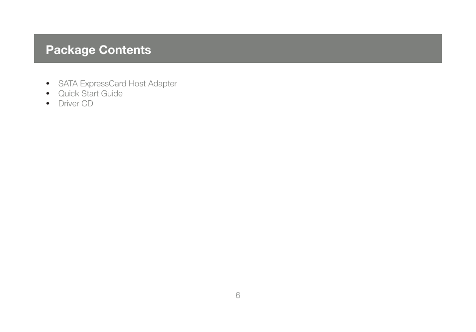 Package contents | IOGear GPS702e3W6 User Manual | Page 6 / 16