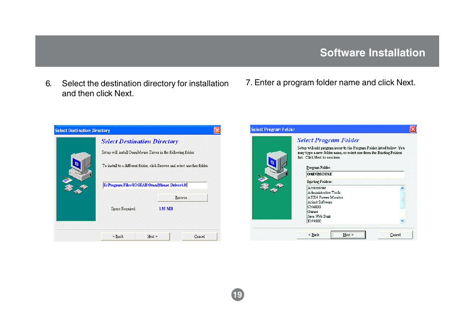 Software installation | IOGear GKM521R User Manual | Page 21 / 42