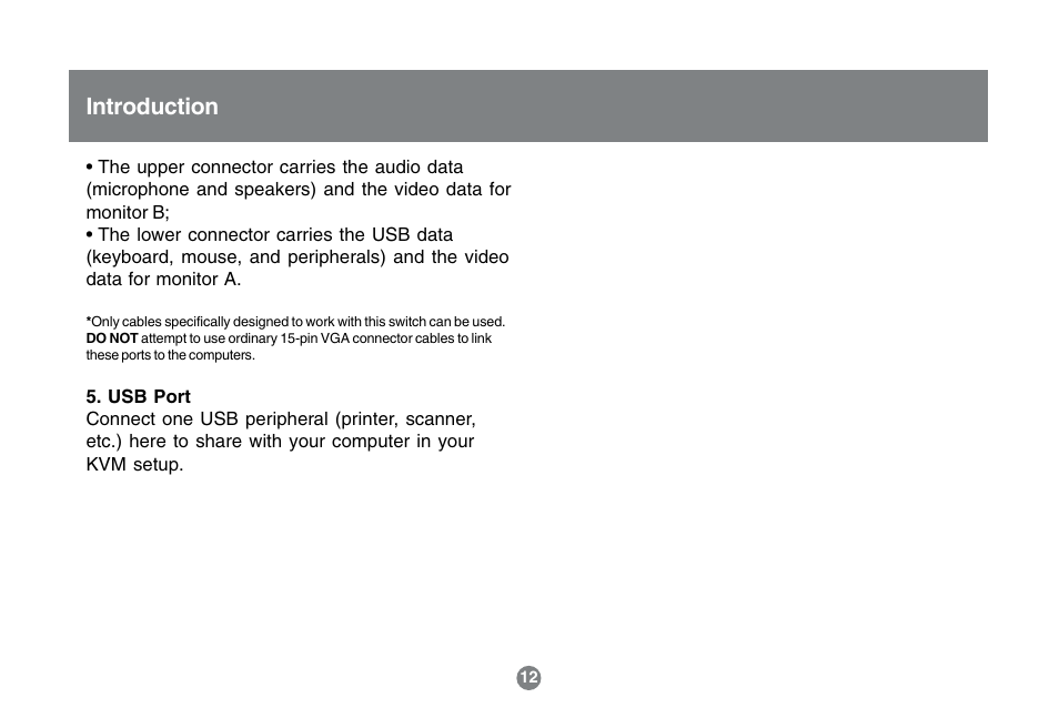 Introduction | IOGear GCS1742 User Manual | Page 12 / 48