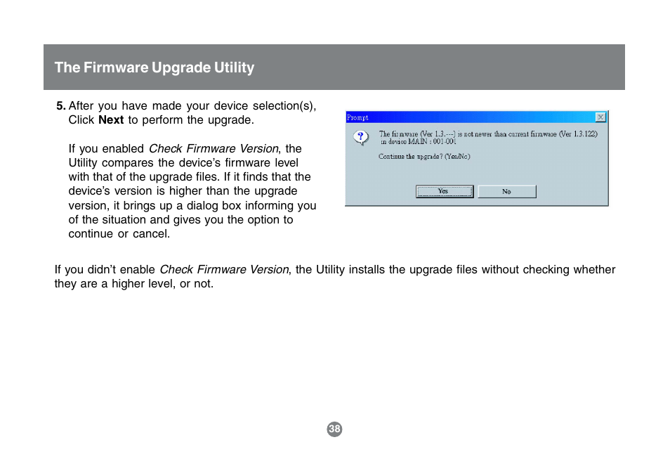 The firmware upgrade utility | IOGear GCS1742 User Manual | Page 38 / 48