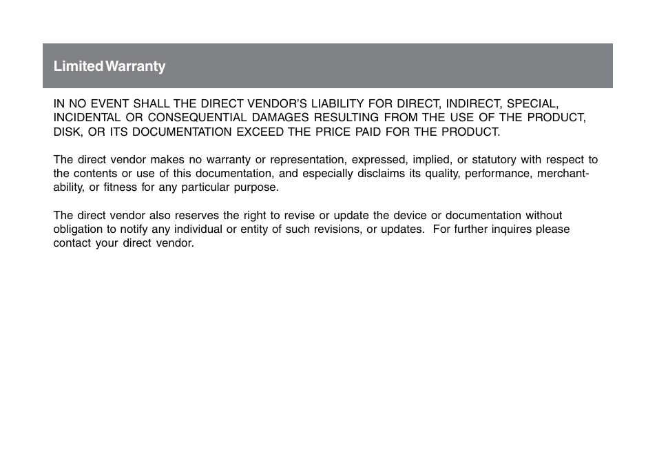 Limited warranty | IOGear GCS1742 User Manual | Page 46 / 48